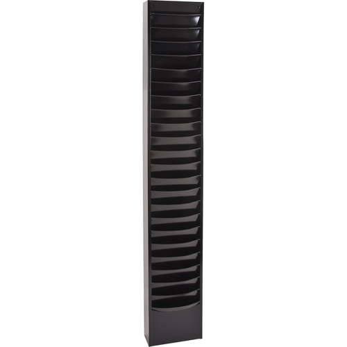 Pr&eacute;sentoirs, Stationnaire, 23 fentes, Acier, 9-3/4" la x 4-1/8" p x 65-1/2" h Oxymax Inc