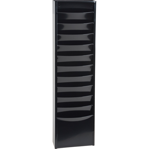 Pr&eacute;sentoirs, Stationnaire, 11 fentes, Acier, 9-3/4" la x 4-1/8" p x 36" h Oxymax Inc