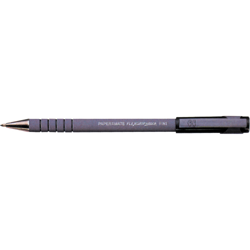 Flexgrip Ultra&reg; Ball Point Pen, Black, 1 mm, Retractable Oxymax Inc