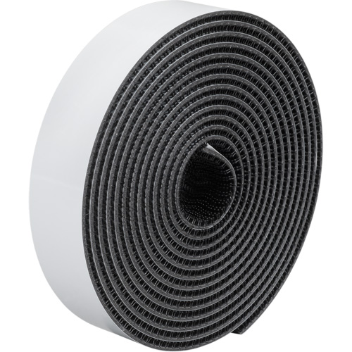 Dual Lock Reclosable Fastener, Self-Mating, 50 yds x 1/2", Adhesive, Black Oxymax Inc