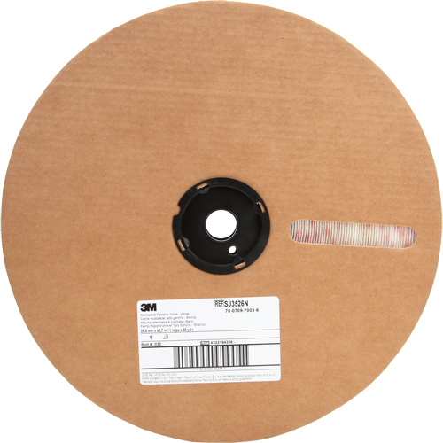 Attache, Boucle, 50 vg x 5/8", Adh&eacute;sif, Blanc Oxymax Inc