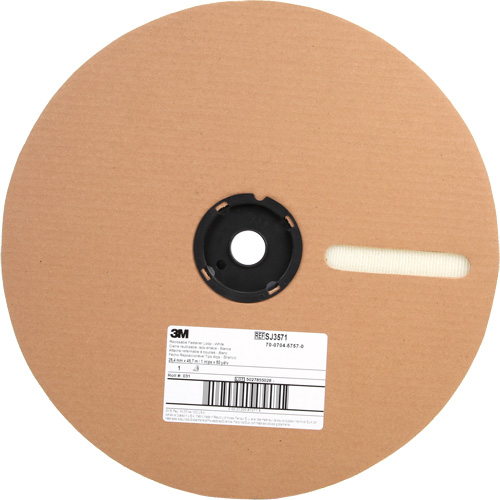 Attache, Boucle, 50 vg x 1", Adh&eacute;sif, Blanc Oxymax Inc