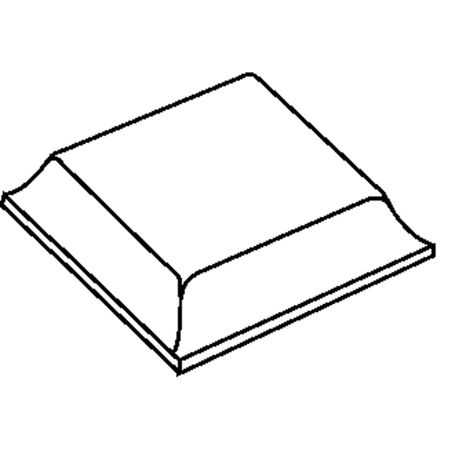 Bumpon Tapered Square Protective Bumpers Oxymax Inc