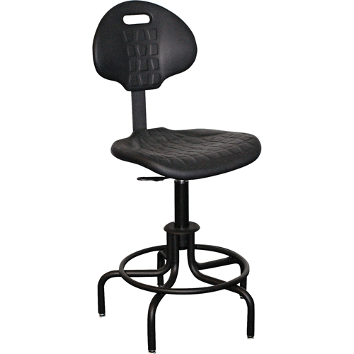 Tabouret avec dossier de s&eacute;rie 6000, Stationnaire, Ajustable Hauteur, Capacit&eacute; 250 lb Oxymax Inc