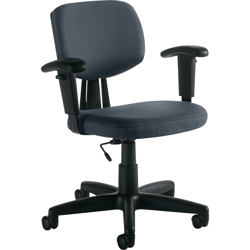 Chaise de travail, Tissu, Charbon Oxymax Inc