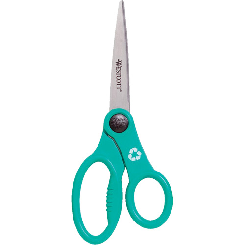 KleenEarth&reg; Recycled Scissors, 8", Rings Handle Oxymax Inc