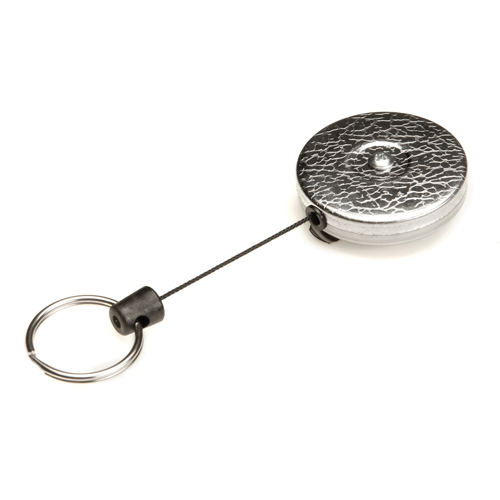 D&eacute;rouleurs autor&eacute;tractables originaux #485-HDK, Chrome, C&acirc;ble 48", Fixation Agrafe de ceinture Oxymax Inc