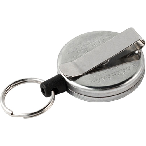 D&eacute;rouleurs autor&eacute;tractables originaux #485-HDK, Chrome, C&acirc;ble 48", Fixation Agrafe de ceinture Oxymax Inc