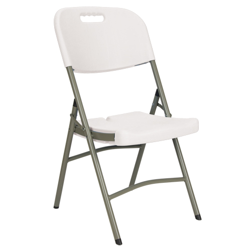 Chaises pliantes, Poly&eacute;thyl&egrave;ne, Blanc, Capacit&eacute; 350 lb Oxymax Inc