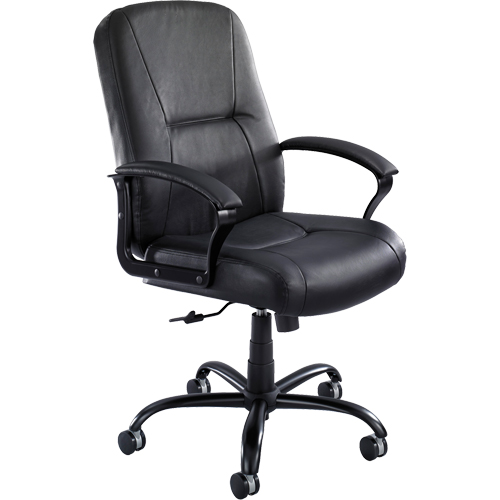 Chaises Serenity pour gens grands & costauds, Cuir, Noir, Capacit&eacute; 500 lb Oxymax Inc