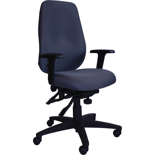 Chaises ergonomiques de s&eacute;rie petite Cierra, Tissu, Gris, Capacit&eacute; 300 lb Oxymax Inc
