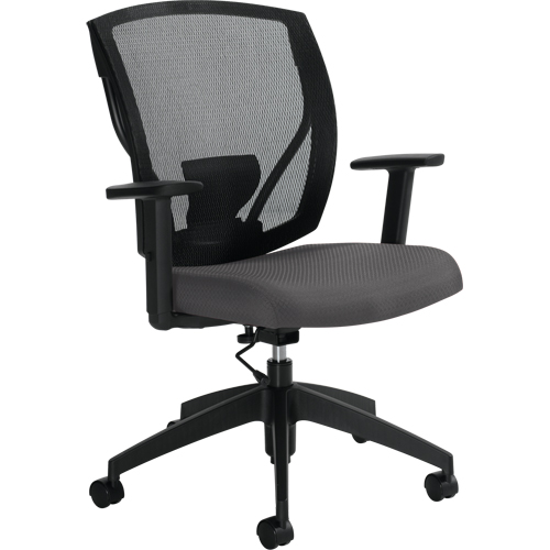 Chaises de travail, Vinyle, Charbon, Capacit&eacute; 300 lb Oxymax Inc