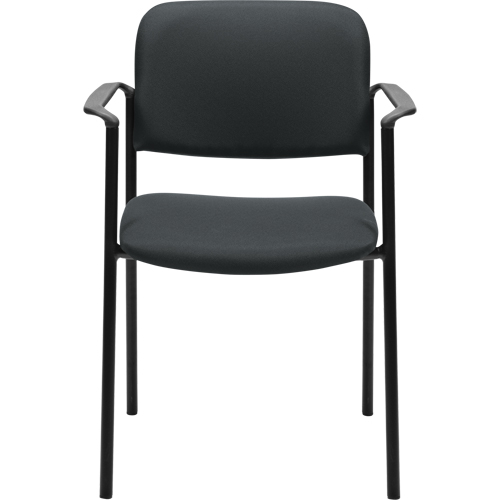Stacking Chairs, Fabric, 32" High, 300 lbs. Capacity, Charcoal Oxymax Inc