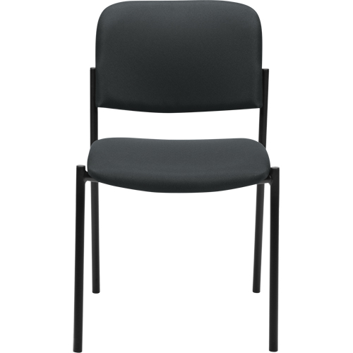Chaises sans accoudoirs empilables, Tissu, Hauteur 32", Capacit&eacute; 300 lb, Charbon Oxymax Inc