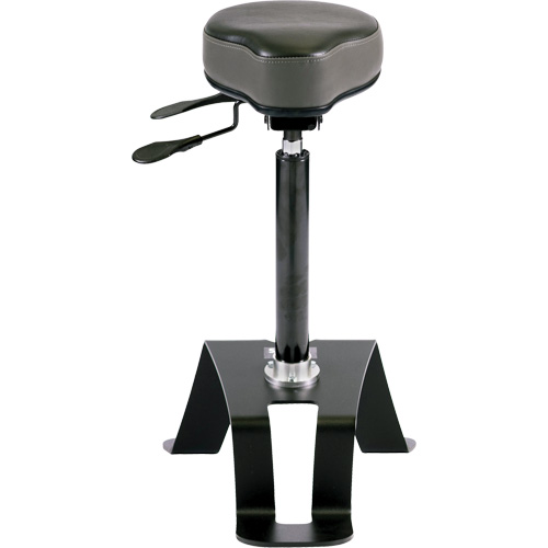 Chaise ergonomique assis-debout TA180, Vinyle Si&egrave;ge, Noir Oxymax Inc