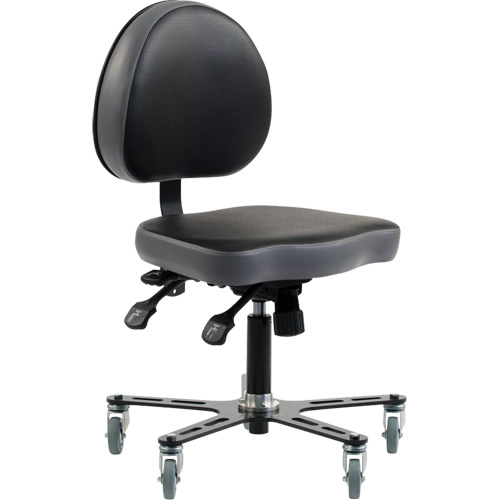Chaise ergonomique &agrave; inclinaison r&eacute;glable SF180, Mobile, Ajustable Hauteur Oxymax Inc