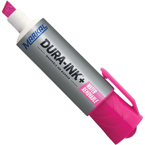 Marqueur &agrave; encre Dura-Ink WashAway, Rose, Pointe Ciseau Oxymax Inc
