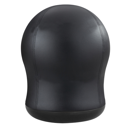 Zenergy Swivel Ball Chair, Vinyl, Black, 250 lbs. Capacity Oxymax Inc