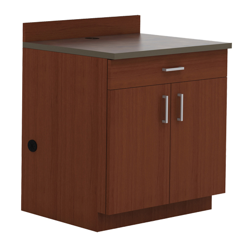 Modular Base Cabinet, Melamine, 39" H x 36" W x 25" D, Mahogany Oxymax Inc