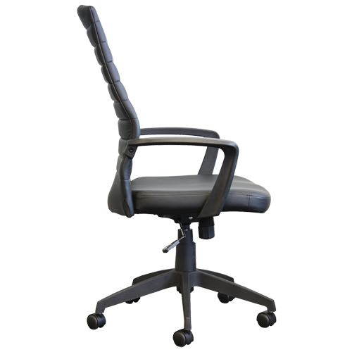 Activ A-128 Office Chair, Polyurethane, Black, 275 lbs. Capacity Oxymax Inc