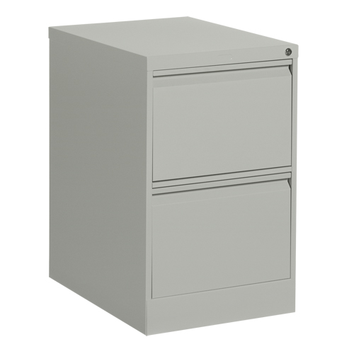 Classeur vertical, Acier, 2 tiroirs, 18-1/7" la x 25" p x 29" h, Gris Oxymax Inc