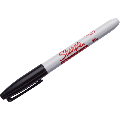 Pro Permanent Marker, Fine, Black Oxymax Inc