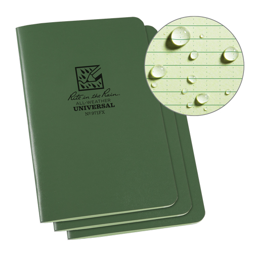 Carnet de notes, Couverture souple, Vert, 48 Pages, 4-5/8" , 7"  Oxymax Inc