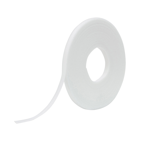 One-Wrap&reg; Fastener Tape, Hook & Loop, 25 yds x 1/2", Self-Grip, White Oxymax Inc