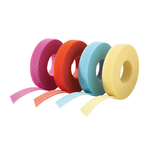 One-Wrap&reg; Cable Management Tape, Hook & Loop, 25 yds x 5/8", Self-Grip, Orange Oxymax Inc
