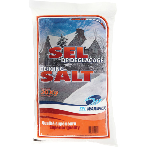 Sel fondant &agrave; glace, 44,1 lb (20 kg), Sac, -10°C (14°F) Oxymax Inc