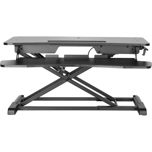 Goya Sit-Stand Workstation, Desktop Unit, 22" H x 31-1/2" W x 24" D, Black Oxymax Inc