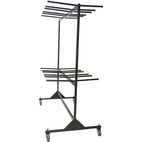 Chariot pour chaises pliantes &agrave; deux c&ocirc;t&eacute;s Oxymax Inc
