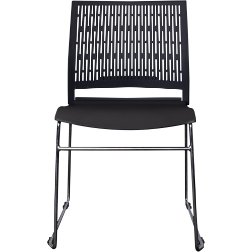 Activ Series Stacking Chairs, Polypropylene, 32-3/8" High, 275 lbs. Capacity, Black Oxymax Inc