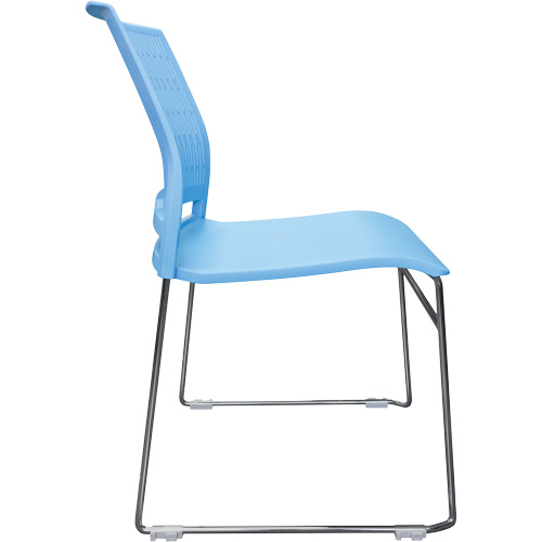 Chaises empilables s&eacute;rie Activ, Polypropyl&egrave;ne, Hauteur 32-3/8", Capacit&eacute; 275 lb, Bleu Oxymax Inc