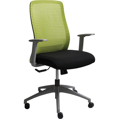 Era Series Adjustable Office Chair, Fabric/Mesh, Green, 275 lbs. Capacity Oxymax Inc
