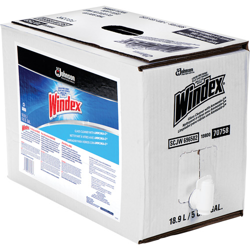 Windex&reg; Glass Cleaner with Ammonia-D&reg;, 5 gal., Bag Oxymax Inc
