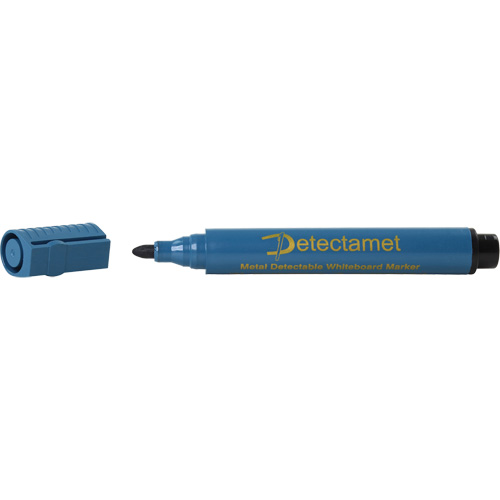 Detectable Whiteboard Marker, Black, Bullet Tip Oxymax Inc
