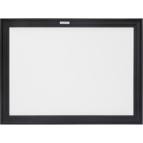 Black MDF Frame Whiteboard, Dry-Erase/Magnetic, 24" W x 18" H Oxymax Inc
