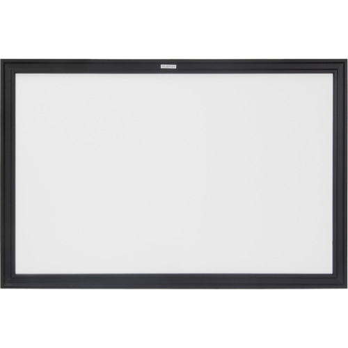 Black MDF Frame Whiteboard, Dry-Erase/Magnetic, 36" W x 24" H Oxymax Inc