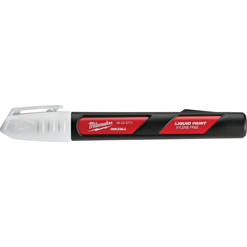 Inkzall Paint Markers, Liquid, White Oxymax Inc