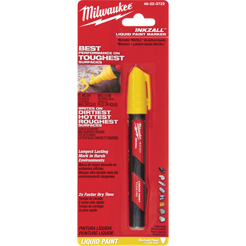 Inkzall Paint Marker, Liquid, Yellow Oxymax Inc