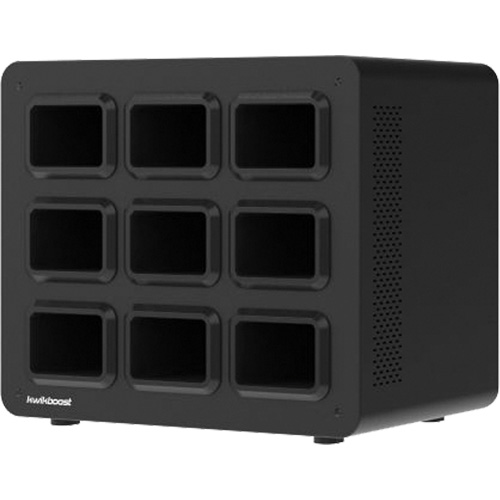 Base de poste de recharge KwikBoost EdgePower pour 9 batteries Oxymax Inc