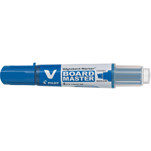 Vboard Master White Board Marker, Blue, Chisel Tip Oxymax Inc