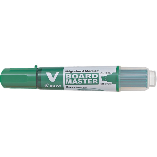 Vboard Master White Board Marker, Green, Chisel Tip Oxymax Inc
