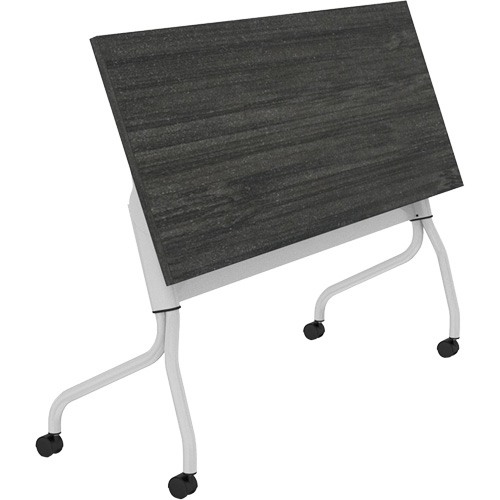 Table de formation &agrave; dessus rabattable Newland, 24" lo x 60" la x 29-1/2" h, Brun fonc&eacute; Oxymax Inc