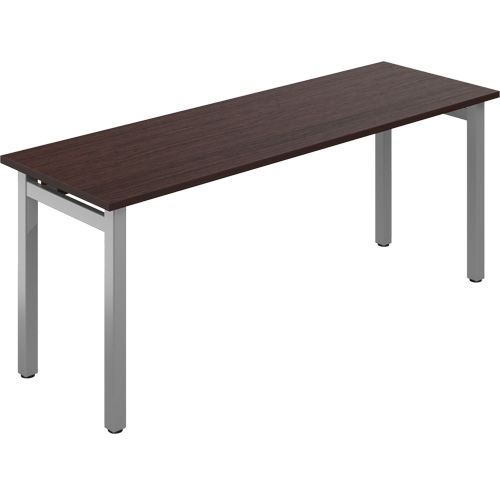 Table bureau Newland, 29-7/10" lo x 72" la x 29-3/5" h, Brun fonc&eacute; Oxymax Inc