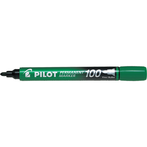 Series 100 Permanent Marker, Bullet, Green Oxymax Inc
