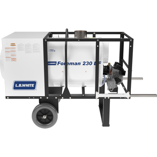 Radiateur portable &agrave; chauffage indirect Foreman 230, Chaleur radiante, Gaz naturel, 230000 BTU/H Oxymax Inc