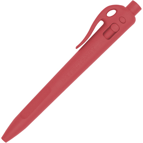 Detectable Elephant Ballpoint Pen with Clip, Red, 1 mm, Retractable Oxymax Inc