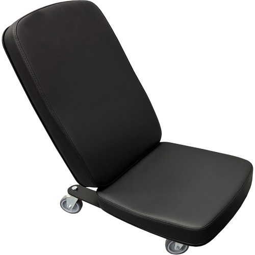 FLEX Mini Industrial Chair, Vinyl, Black, 280 lbs. Capacity Oxymax Inc